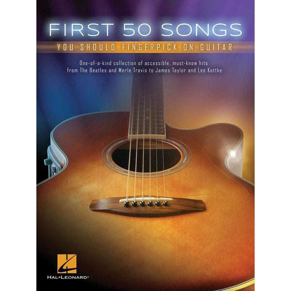 First 50 Songs You Should Fingerpick on Guitar-Sheet Music-Hal Leonard-Logans Pianos