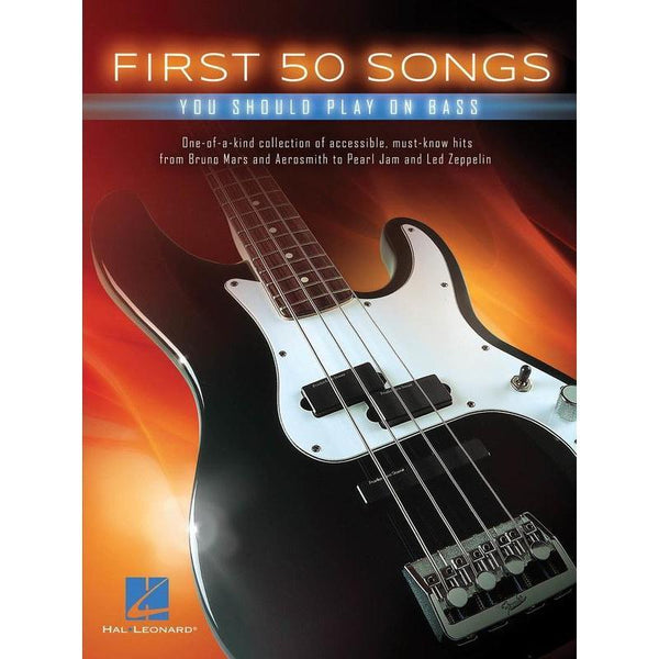 First 50 Songs You Should Play on Bass-Sheet Music-Hal Leonard-Logans Pianos