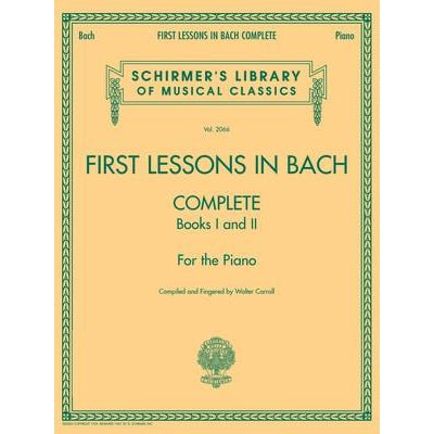 First Lessons in Bach, Complete Books 1 and 2-Sheet Music-All Music Publishing-Logans Pianos