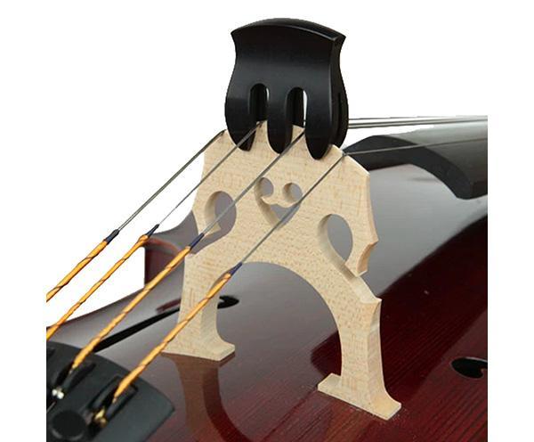 Flat Ebony Cello Mute-Orchestral Strings-FPS-Logans Pianos