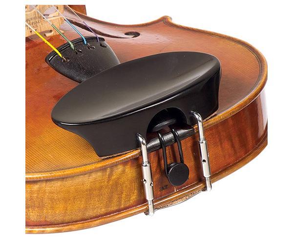 Flesch New Ebony Violin Chinrest-Orchestral Strings-FPS-4/4-3/4-Logans Pianos