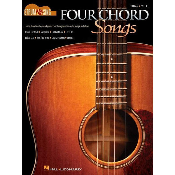 Four Chord Songs - Strum & Sing Guitar-Sheet Music-Cherry Lane Music-Logans Pianos