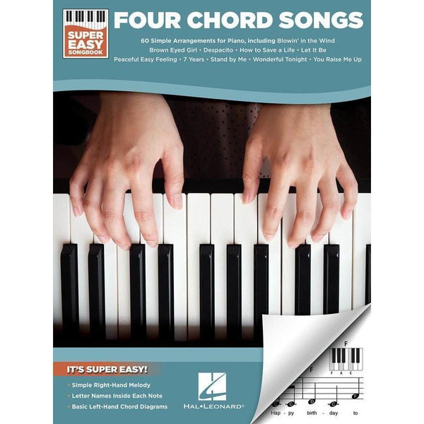 Four Chord Songs - Super Easy Songbook-Sheet Music-Hal Leonard-Logans Pianos