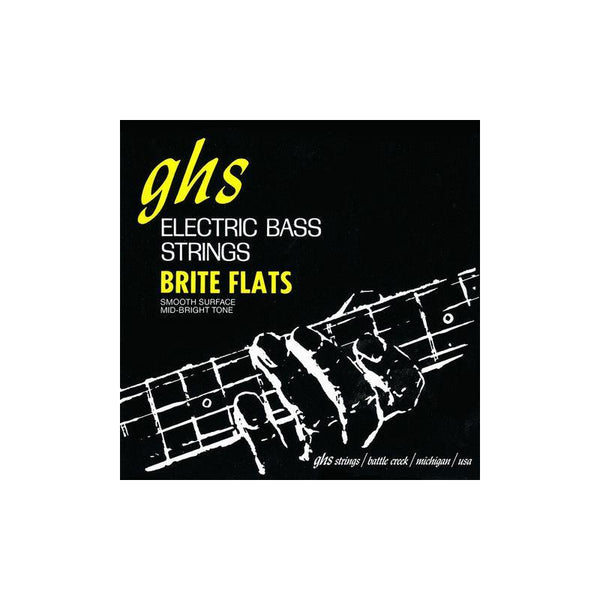 GHS Bass Brite Flates-Guitar & Bass-GHS-Light (.045 - .098)-Logans Pianos