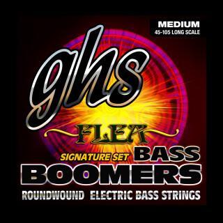 GHS Flea Signature Bass Boomers Bass Guitar Strings-Guitar & Bass-GHS-Medium (.045 - .105)-Logans Pianos