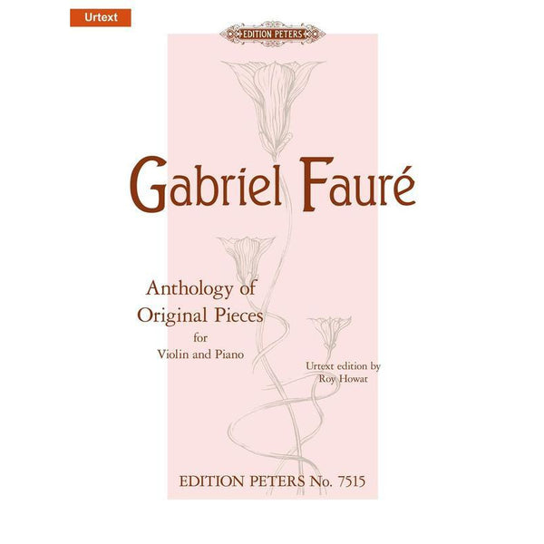 Gabriel Faure Anthology of Original Pieces-Sheet Music-Edition Peters-Logans Pianos