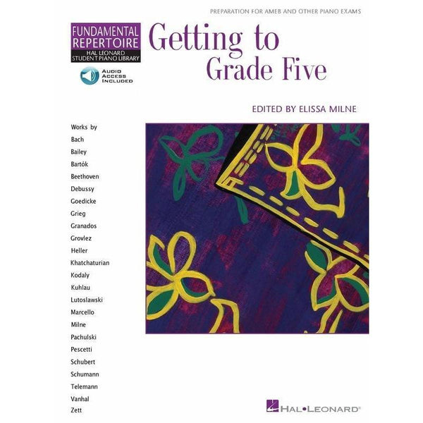 Getting To Grade Five-Sheet Music-Hal Leonard-Book/Online Audio-Logans Pianos