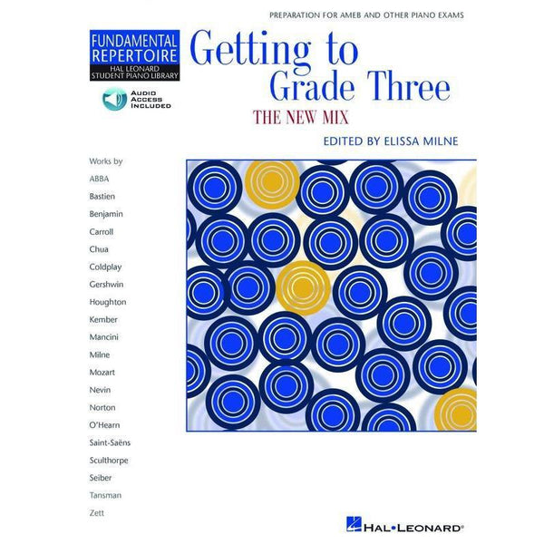 Getting To Grade Three - The New Mix-Sheet Music-Hal Leonard-Book/Online Audio-Logans Pianos