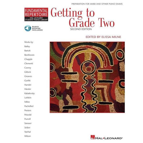 Getting To Grade Two-Sheet Music-Hal Leonard-Book/Online Audio-Logans Pianos