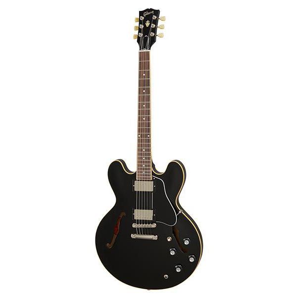Gibson ES-335 Semi-Hollow Electric Guitar-Guitar & Bass-Gibson-Vintage Ebony-Logans Pianos