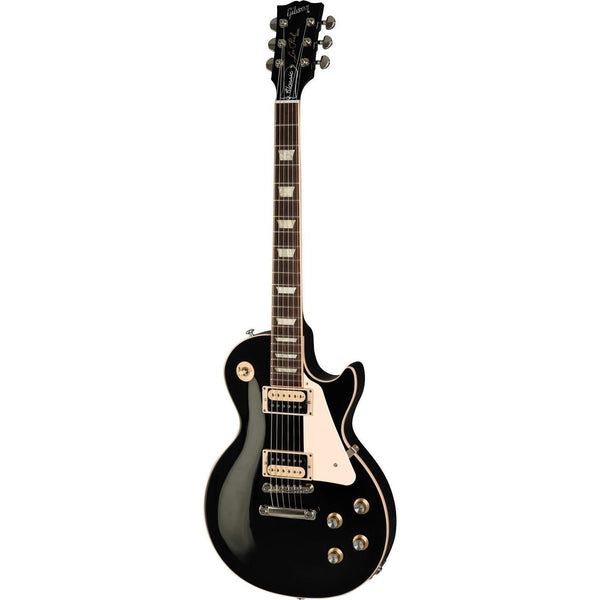 Gibson Les Paul Classic Electric Guitar-Guitar & Bass-Gibson-Ebony-Logans Pianos