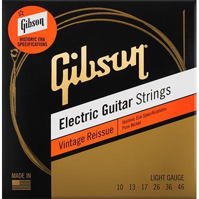 Gibson Vintage Reissue Electric Guitar Strings-Guitar & Bass-Gibson-Light .010 - .046-Logans Pianos