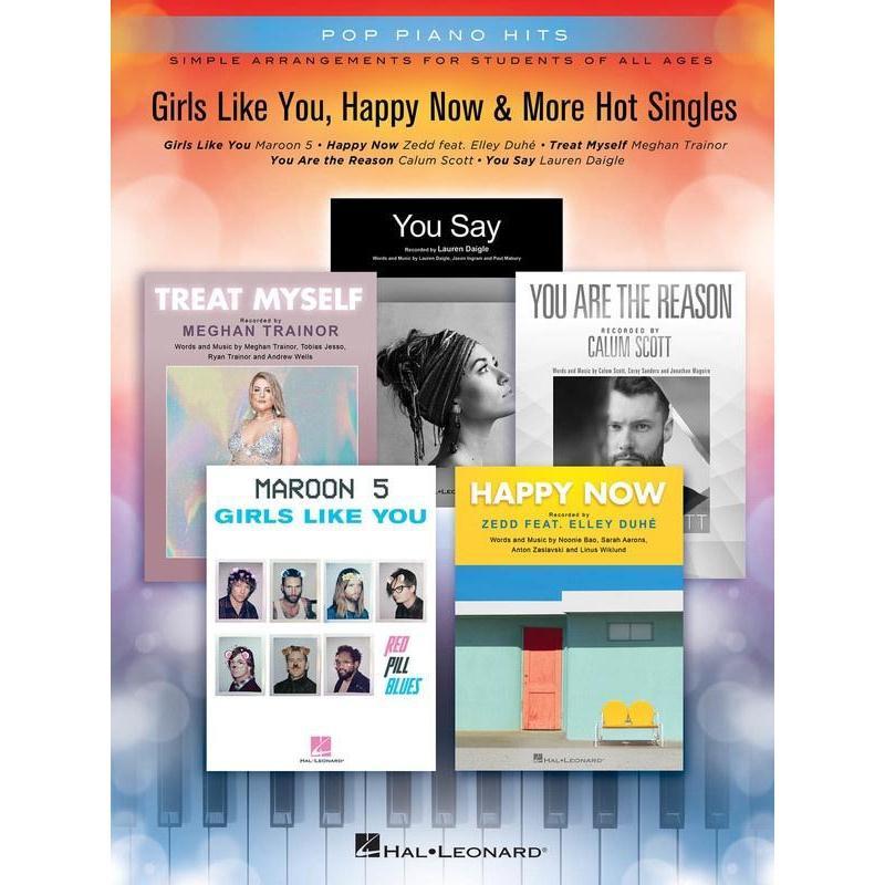 Girls Like You, Happy Now & More Hot Singles-Sheet Music-Hal Leonard-Logans Pianos