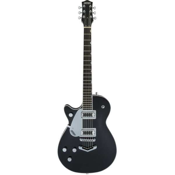 Gretsch G5230LH Electromatic Jet FT Left Handed Electric Guitar-Guitar & Bass-Gretsch-Black-Logans Pianos