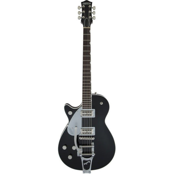Gretsch G6128T Players Edition Jet FT Left Handed Electric Guitar-Guitar & Bass-Gretsch-Black-Logans Pianos