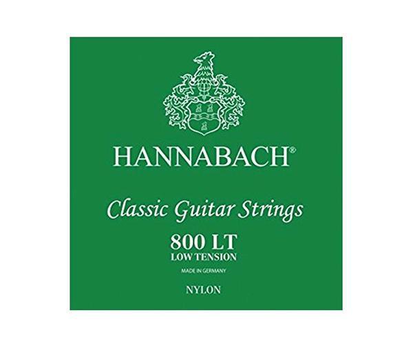 HANNABACH CLASSICAL 800LT SET - GREEN (LOW TENSION)-Guitar & Bass-Hannabach-Logans Pianos