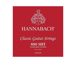 HANNABACH CLASSICAL 800SHT SET - RED (SUPER HIGH TENSION)-Guitar & Bass-Hannabach-Logans Pianos