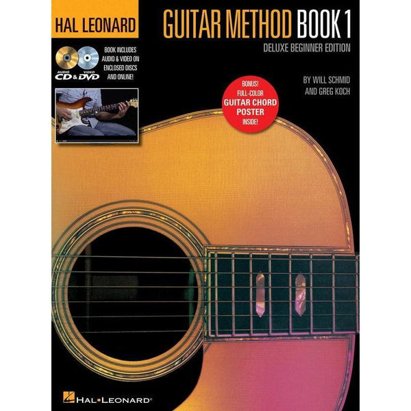 Hal Leonard Guitar Method - Book 1, Deluxe Beginner Edition-Sheet Music-Hal Leonard-Logans Pianos