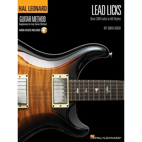 Hal Leonard Guitar Method - Lead Licks-Sheet Music-Hal Leonard-Logans Pianos