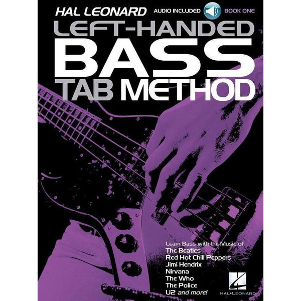 Hal Leonard Left-Handed Bass Tab Method - Book 1-Sheet Music-Hal Leonard-Logans Pianos