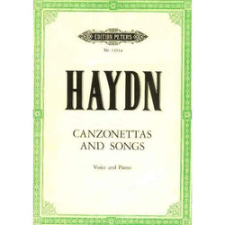 Haydn - 35 Canzonettas and Songs-Sheet Music-Edition Peters-Logans Pianos