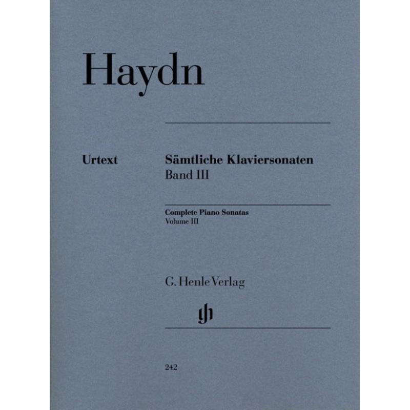 Haydn - Piano Sonatas Complete Volume 3-Sheet Music-G. Henle Verlag-Logans Pianos