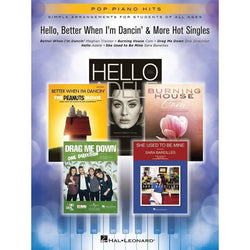 Hello, Better When I'm Dancin' & More Hot Singles-Sheet Music-Hal Leonard-Logans Pianos