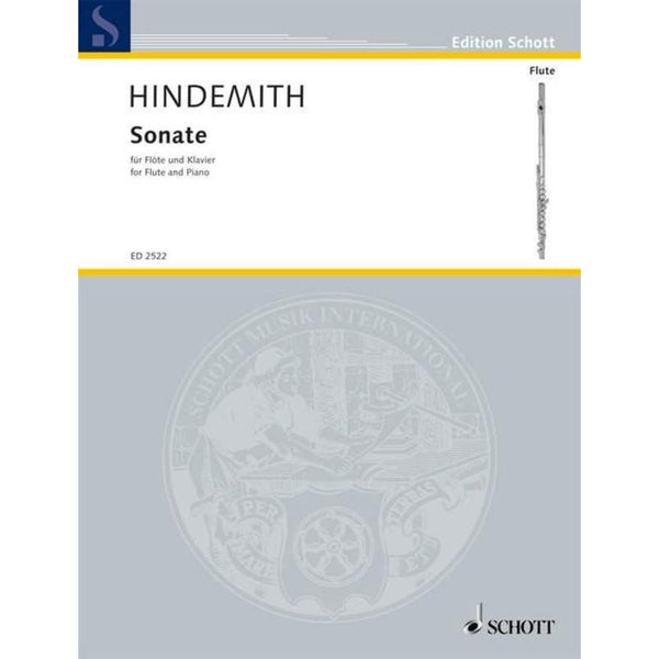 Hindemith - Sonata for Flute & Piano-Sheet Music-Schott Music-Logans Pianos