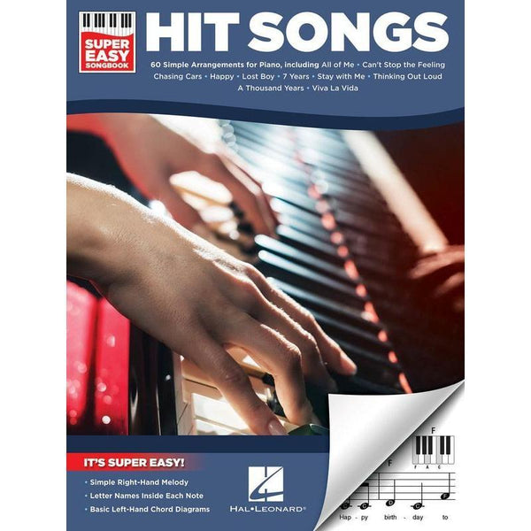 Hit Songs - Super Easy Songbook-Sheet Music-Hal Leonard-Logans Pianos