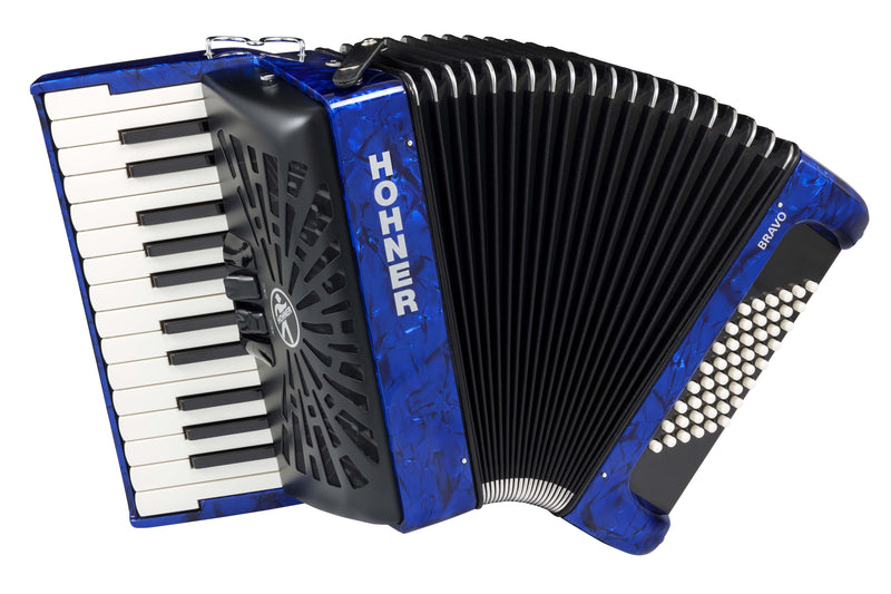 Hohner - Bravo II 48 Accordion-Piano & Keyboard-kurt jacobs-Red-Logans Pianos