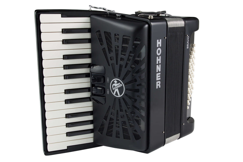 Hohner - Bravo II 48 Accordion-Piano & Keyboard-kurt jacobs-Red-Logans Pianos