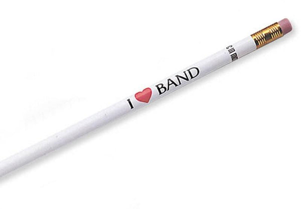 I Love Band Pencil Assorted Colours-Sheet Music-AIM-Logans Pianos