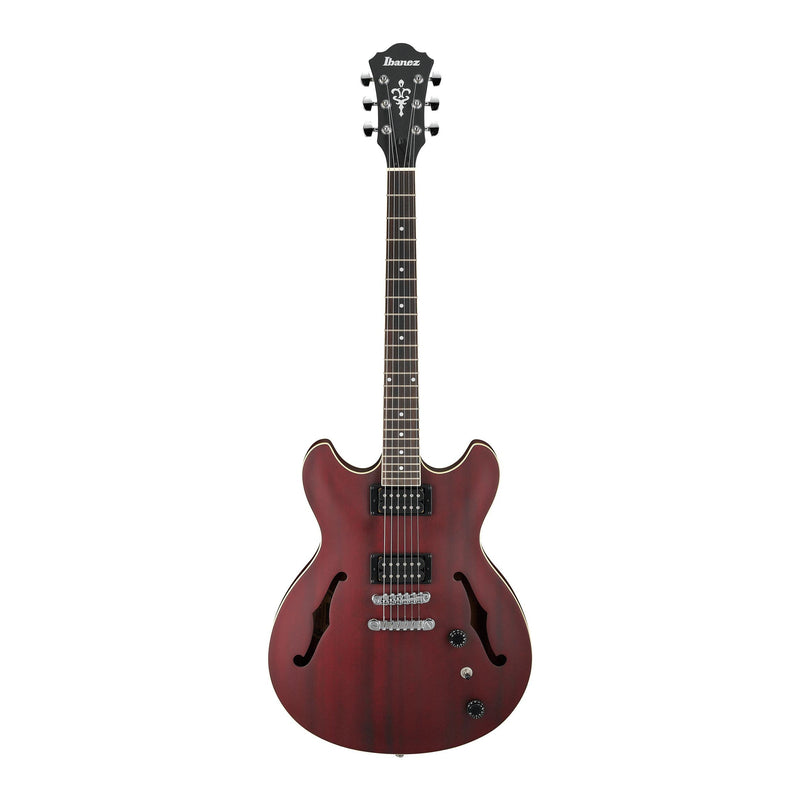 Ibanez Artcore AS53 Semi-Hollow Body Electric Guitar-Guitar & Bass-Ibanez-Transparent Red Flat-Logans Pianos