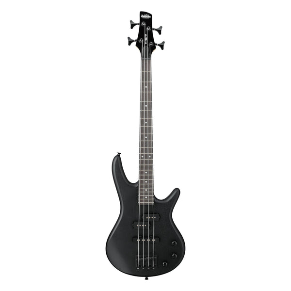 Ibanez Mikro GSRM20B Bass Guitar-Guitar & Bass-Ibanez-Weathered Black-Logans Pianos