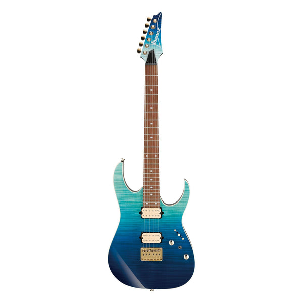 Ibanez RG421HPFM Electric Guitar +BONUS AMP AND ACCESSORIES-Guitar & Bass-Ibanez-Blue Reef Gradation-Logans Pianos