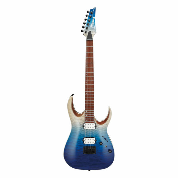 Ibanez RGA42HPQM Electric Guitar + FREE ORANGE AMP AND ACCESSORIES-Guitar & Bass-Ibanez-Blue Iceberg Gradation-Logans Pianos