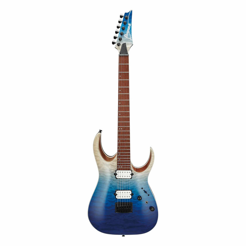 Ibanez RGA42HPQM Electric Guitar + FREE ORANGE AMP AND ACCESSORIES-Guitar & Bass-Ibanez-Blue Iceberg Gradation-Logans Pianos