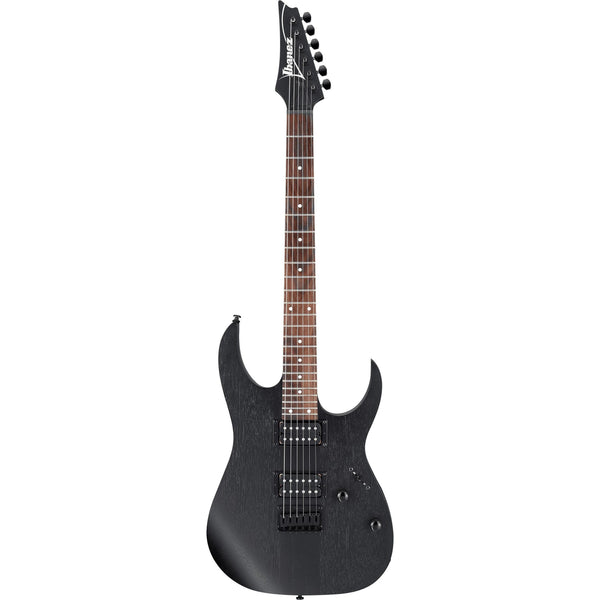 Ibanez RGRT421 Electric Guitar-Guitar & Bass-Ibanez-Weathered Black-Logans Pianos