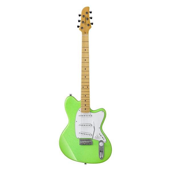 Ibanez Yvette Young YY10 Electric Guitar-Guitar & Bass-Ibanez-Slime Green Sparkle-Logans Pianos