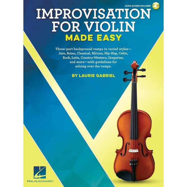 Improvisation for Violin Made Easy-Sheet Music-Hal Leonard-Logans Pianos