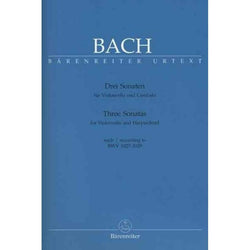 J. S. Bach - 3 Sonatas BWV 1027-1029-Sheet Music-Barenreiter-Logans Pianos