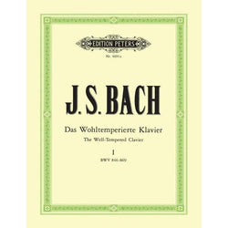J. S. Bach - 48 Preludes and Fugues Vol. 1-Sheet Music-Edition Peters-Logans Pianos