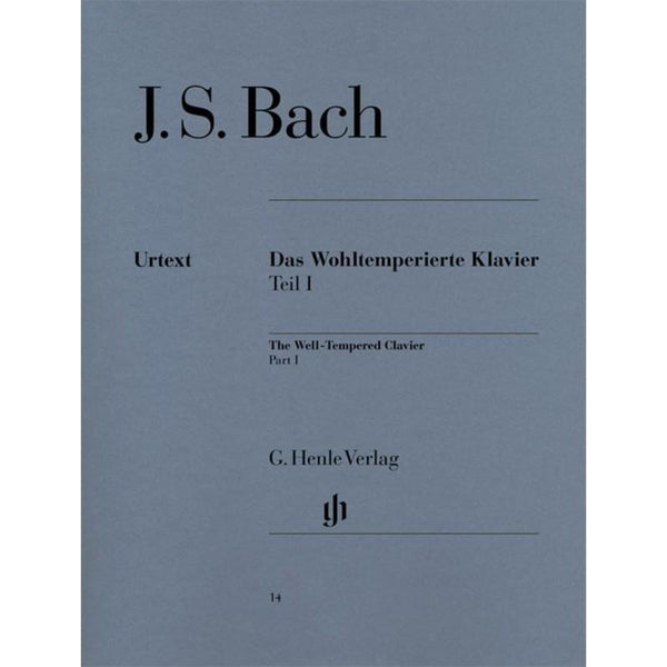 J. S. Bach - The Well-Tempered Clavier, Part I-Sheet Music-G. Henle Verlag-Logans Pianos