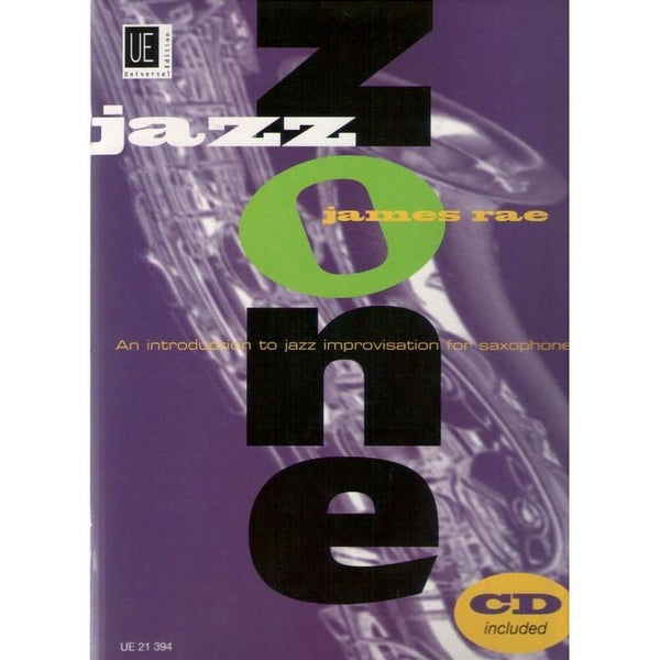 Jame Rae - Jazz Zone For Saxophone Book/CD-Sheet Music-Universal Edition-Logans Pianos