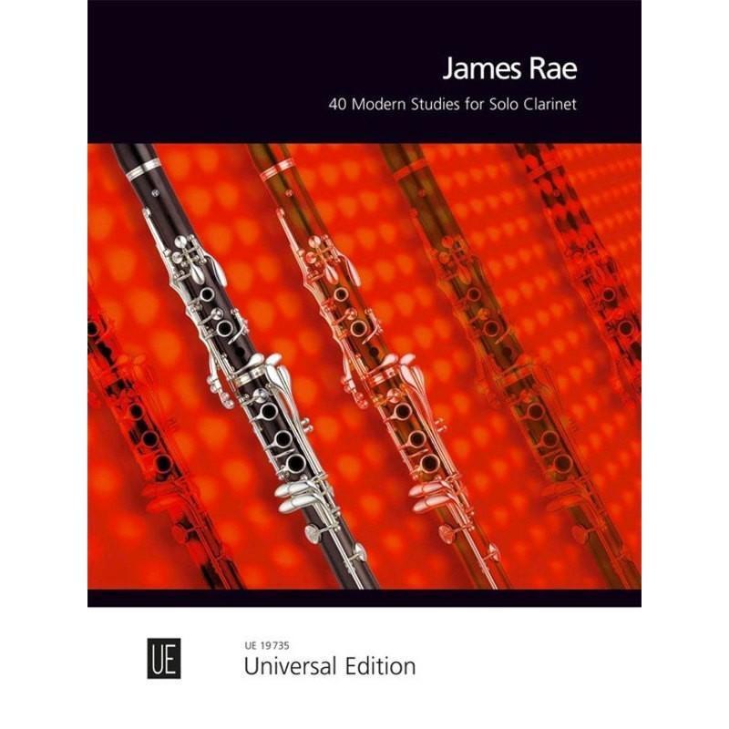 James Rae - 40 Modern Studies for Solo Clarinet-Sheet Music-Universal Edition-Logans Pianos