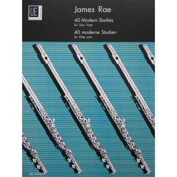 James Rae - 40 Modern Studies for Solo Flute-Sheet Music-Universal Edition-Logans Pianos