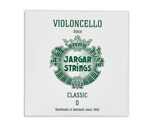 Jargar Classic Dolce Green Cello Strings - Single D-Orchestral Strings-Jargar-4/4-Logans Pianos