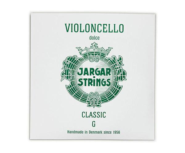 Jargar Classic Dolce Green Cello Strings - Single G-Orchestral Strings-Jargar-4/4-Logans Pianos