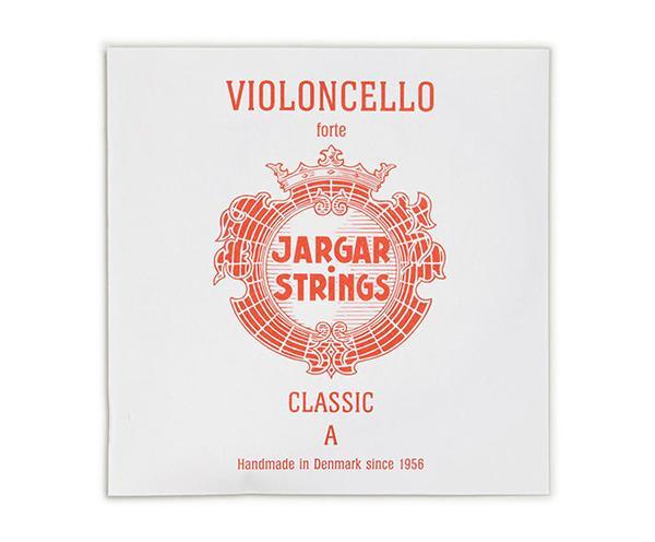 Jargar Classic Forte Red Cello Strings - Single A-Orchestral Strings-Jargar-4/4-Logans Pianos