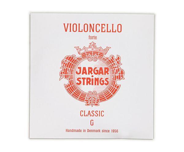 Jargar Classic Forte Red Cello Strings - Single G-Orchestral Strings-Jargar-4/4-Logans Pianos